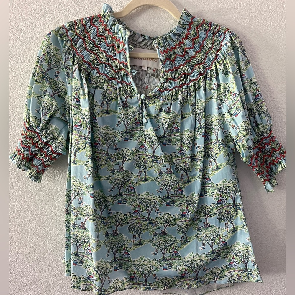 Dondolo Smocked Alice Top